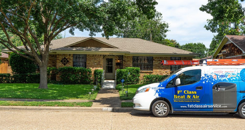 a car parked in front of a house